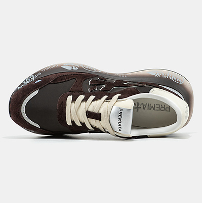 Premiata Lauryn Brown Black Silver (Коричневый) - фото 3 