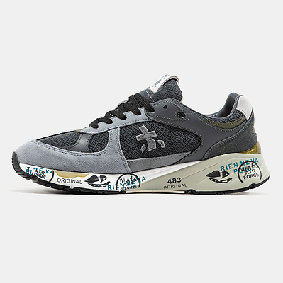 Premiata Mase Grey Black White (Серый) - фото 4 
