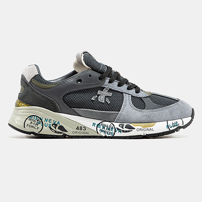 Premiata Mase Grey Black White (Серый) - фото 1 Hypebery