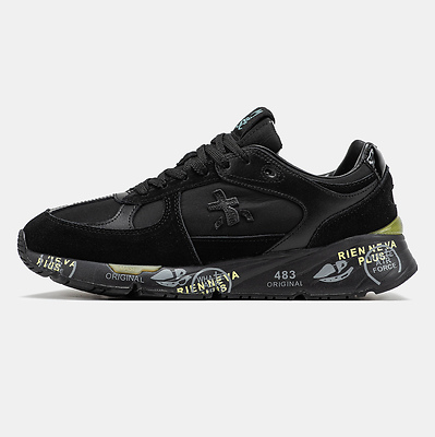 Premiata Mase Triple Black (Черный) - фото 1 Hypebery