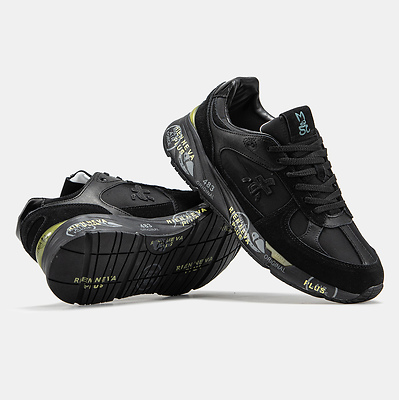 Premiata Mase Triple Black (Черный) - фото 4 