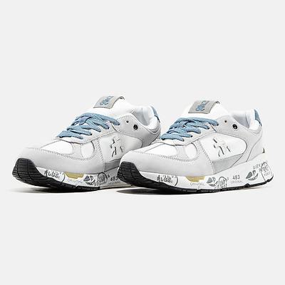 Premiata Mase White Grey Blue (Синий) - фото 2 