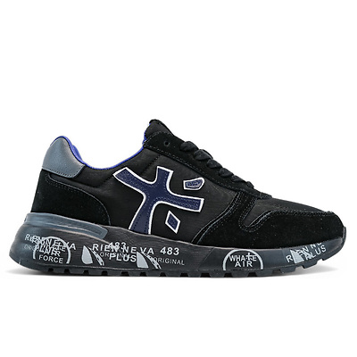 Premiata Mick Black Blue (Черный) - фото 1 Hypebery