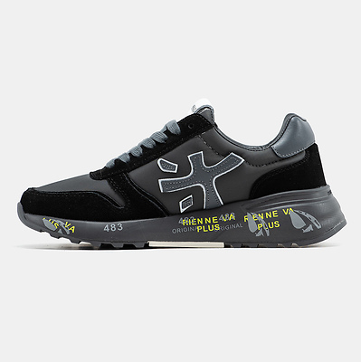 Premiata Mick Black Grey (Черный) - фото 4 