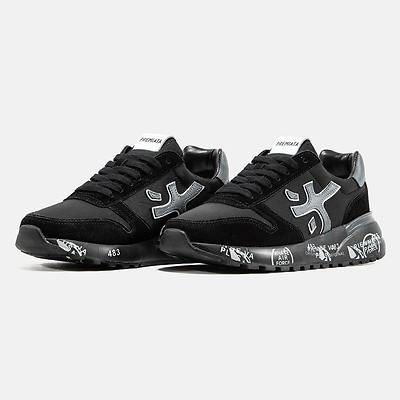 Premiata Mick Black Grey Reflective (Черный) - фото 2 