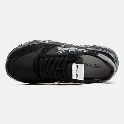 Premiata Mick Black Grey Reflective (Черный) - фото 3 
