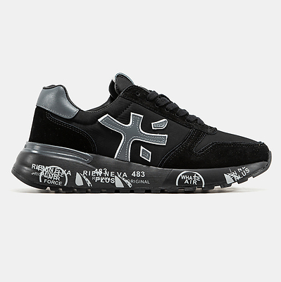 Premiata Mick Black Grey Reflective (Черный) - фото 7 