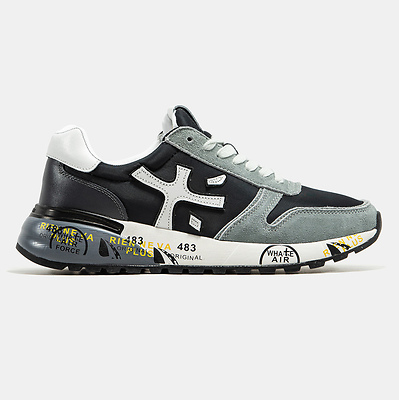 Premiata Mick Black Grey White (Белый) - фото 7 