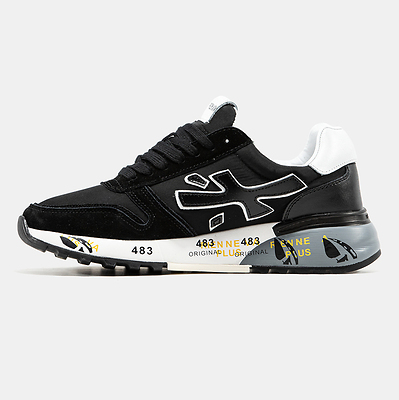 Premiata Mick Black White (Черный) - фото 10 