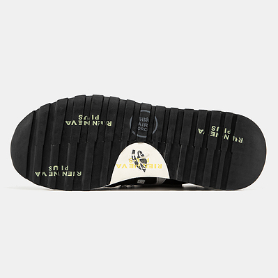 Premiata Mick Black White Grey Sole (Белый) - фото 6 