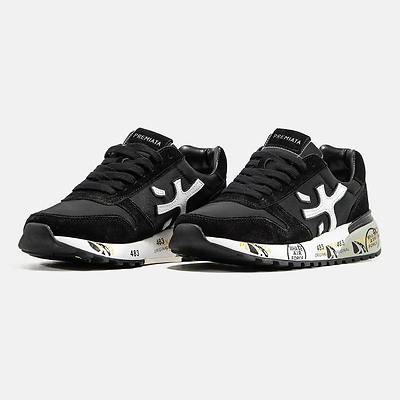Premiata Mick Black White Grey Sole (Белый) - фото 2 