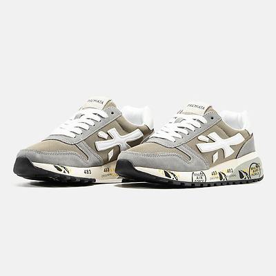 Premiata Mick Grey Beige White (Белый) - фото 2 