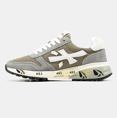 Premiata Mick Grey Beige White (Белый) - фото 9 