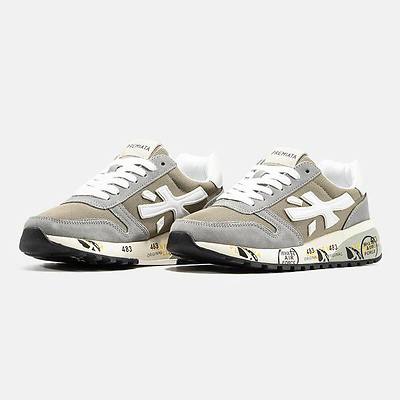 Premiata Mick Grey Beige White (Белый) - фото 8 