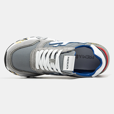 Premiata Mick Grey Blue Red (Серый) - фото 9 