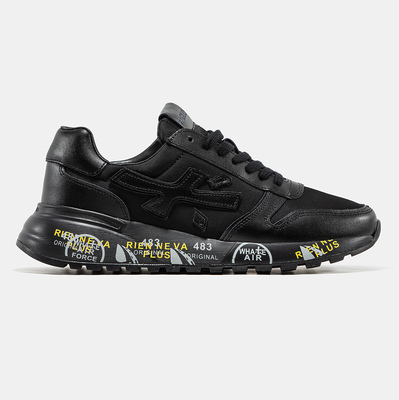 Premiata Mick Triple Black (Черный) - фото 1 Hypebery