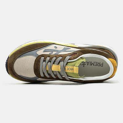 Premiata Moerun Brown Beige Olive (Коричневый) - фото 9 