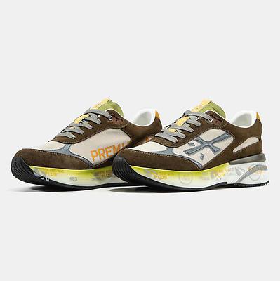 Premiata Moerun Brown Beige Olive (Коричневый) - фото 8 
