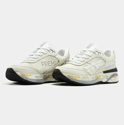 Premiata Moerun Cream White Grey (Белый) - фото 2 
