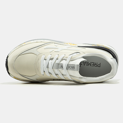 Premiata Moerun Cream White Grey (Белый) - фото 3 
