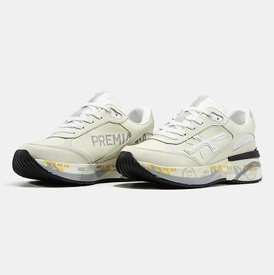 Premiata Moerun Cream White Grey (Белый) - фото 8 