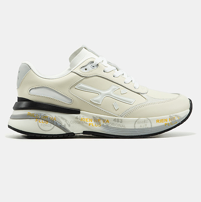 Premiata Moerun Cream White Grey (Белый) - фото 7 