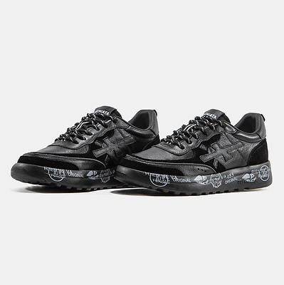 Premiata Nous Black White Graphic Sole (Черный) - фото 2 