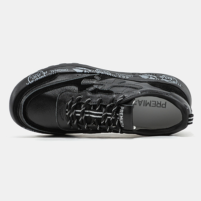 Premiata Nous Black White Graphic Sole (Черный) - фото 3 