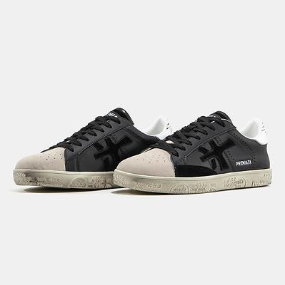 Premiata Steven Black White Beige (Черный) - фото 2 