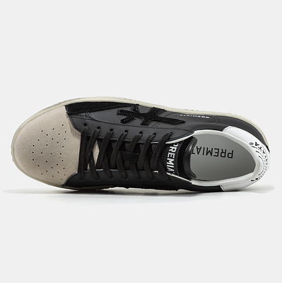 Premiata Steven Black White Beige (Черный) - фото 3 