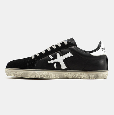 Premiata Steven Black White (Черный) - фото 10 