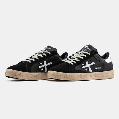 Premiata Steven Black White Gum (Черный) - фото 2 