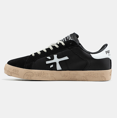 Premiata Steven Black White Gum (Черный) - фото 4 