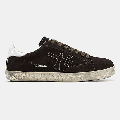 Premiata Steven Brown White (Коричневый) - фото 7 