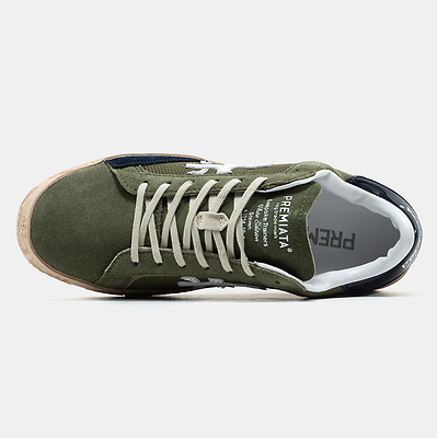 Premiata Steven Olive Navy Gum (Хаки) - фото 9 