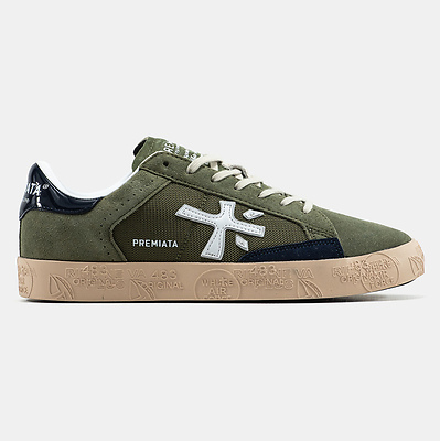 Premiata Steven Olive Navy Gum (Хаки) - фото 7 