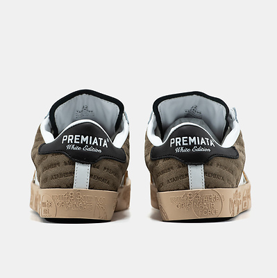 Premiata Steven White Beige Gum (Бежевый) - фото 5 