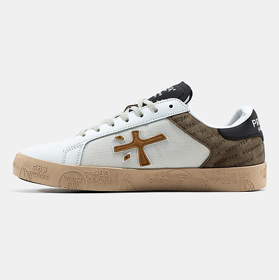 Premiata Steven White Beige Gum (Бежевый) - фото 10 