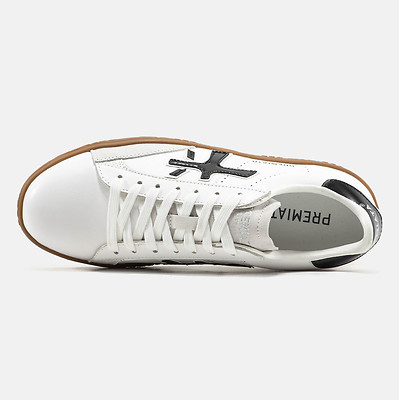 Premiata Steven White Black Gum (Белый) - фото 3 