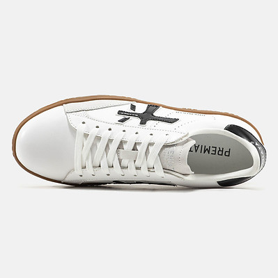 Premiata Steven White Black Gum (Белый) - фото 9 