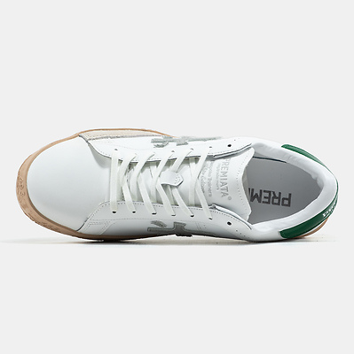 Premiata Steven White Green Gum (Белый) - фото 3 