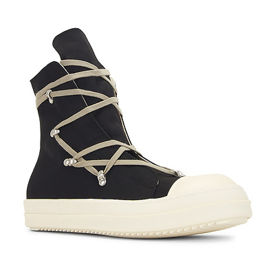 Rick Owens DRKSHDW Strobe Cotton Denim Hexa High Black Milk DU02B4805 DQ 911 (Черный) - фото 2 