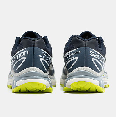 Salomon XT-6 Soft Ground Gore-Tex Navy White Yellow (Желтый) - фото 5 