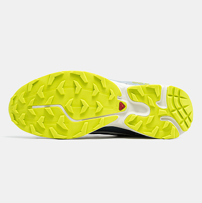 Salomon XT-6 Soft Ground Gore-Tex Navy White Yellow (Желтый) - фото 6 