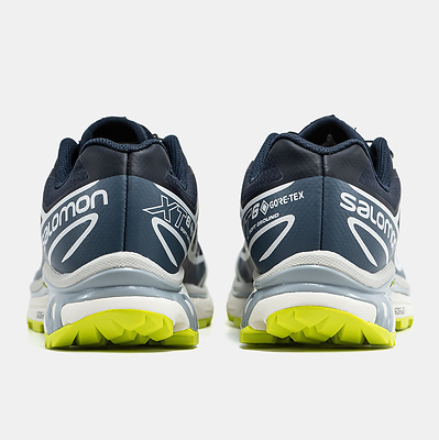Salomon XT-6 Soft Ground Gore-Tex Navy White Yellow (Желтый) - фото 11 