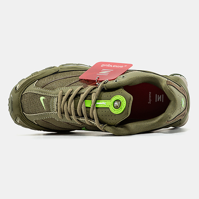 Supreme x Nike Shox Ride 2 Neutral Olive DN1615-200 (Хаки) - фото 3 