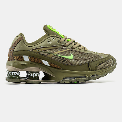 Supreme x Nike Shox Ride 2 Neutral Olive DN1615-200 (Хаки) - фото 1 Hypebery