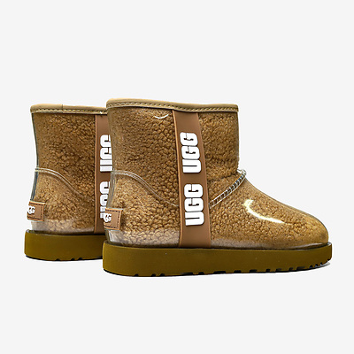 UGG Classic Clear Mini Chestnut Fleece (Коричневий) - фото 4 