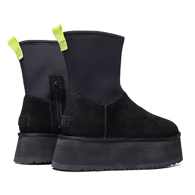 UGG Classic Dipper Boot Black (Черный) - фото 4 