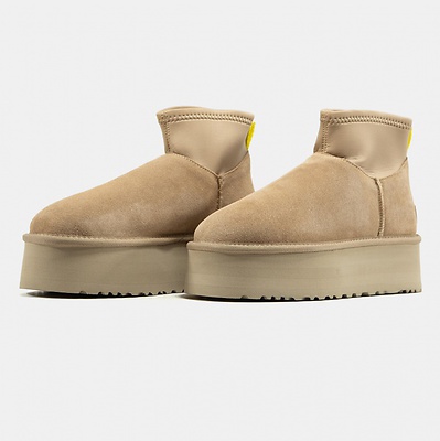 UGG Classic Mini Dipper Beige (Бежевый) - фото 8 
